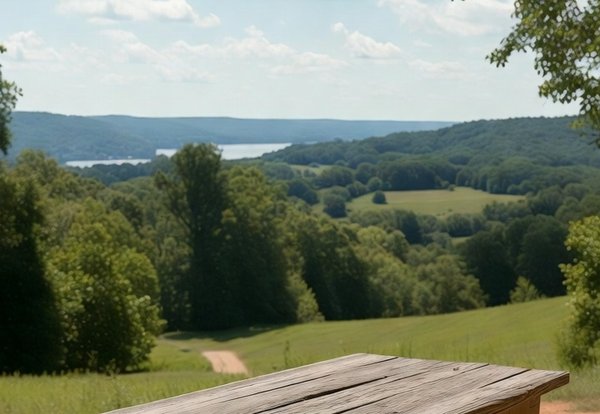 Rolling hills near Green Cove Springs, Florida
